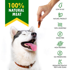 Close-up of real chicken and sweet potato for protein-rich, tasty bites.