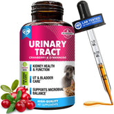 Beloved Pets UTI treatment bottle being poured for cats and dogs to support urinary comfort.
