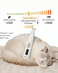 Belvedir cat grooming trimmer near eyes for safe grooming
