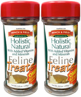 Bench & Field holistic cat treats with fish-shaped bites in packaging for easy rewards
