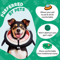 BENCMATE adjustable neck collar fits small to large dogs easily