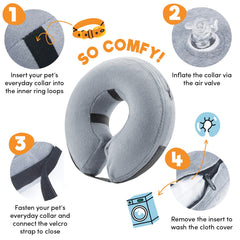 BENCMATE donut-collar-after-surgery supports gentle recovery without obstructing daily activities.