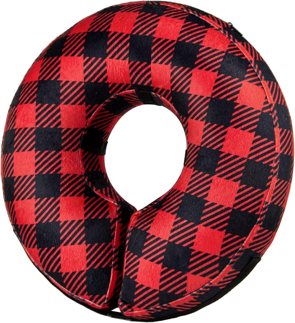 BENCMATE inflatable dog cone-donut collar keeps wounds safe while preserving sight.