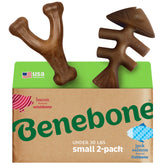 Benebone Fishbone with real salmon chew engages dogs during play
