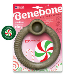 Benebone Peppermint Ring holiday packaging highlights mint appeal