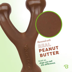 Benebone Wishbone curved paw-friendly grip for easy grabbing.