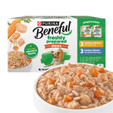 Beneful Freshly Prepared Stews chicken dinner in a bowl for hydration