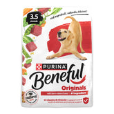 Beneful Originals beef kibble in a bowl showing crunch and texture for daily meals