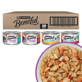 Beneful variety-pack 3oz cans show four recipes for dogs' diverse meals
