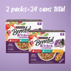 Purina Beneful Medleys Mediterranean lamb can with savory sauce