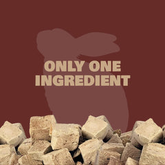 Small bite-sized rabbit treats perfect for quick training sessions.