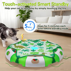 Bentopal cat toy emits chirping sounds to attract energetic cats