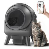 Beokeo automatic litter box front view for multi-cat homes