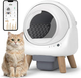 Beokeo automatic litter box front view, a compact and modern design.