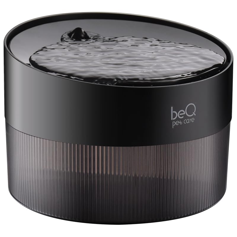 BEQ cat water fountain with 2.5L capacity for less frequent refills.