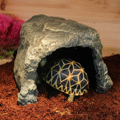 Besimple betta tank hideout rock cave provides a safe retreat for small aquatic pets.