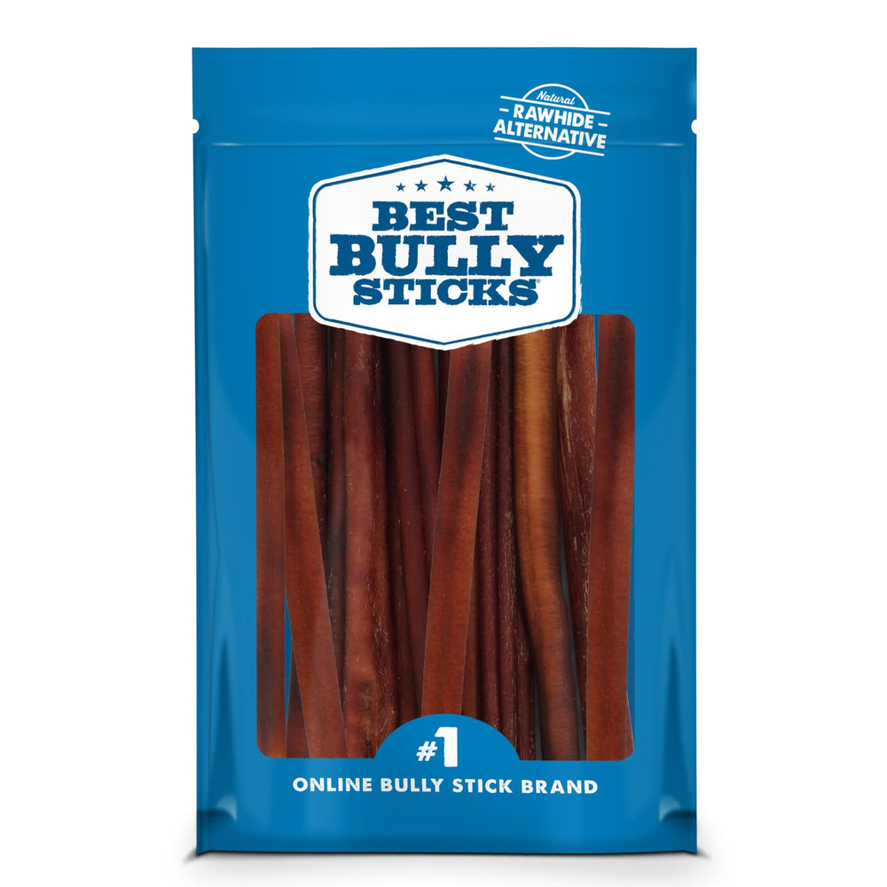 Best Bully Sticks 12-inch dog chews pack offers a long-lasting natural treat for large dogs.