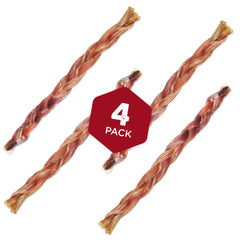 Best Bully Sticks 12-inch braided chew for powerful chewers delivers lasting flavor.