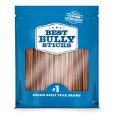 Best Bully Sticks 6-inch thin sticks front view, ideal for small dogs.