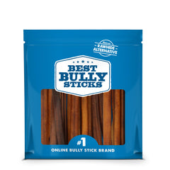 Best Bully Sticks 6in dog chews in pack for long-lasting entertainment
