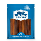 Best Bully Sticks 6 Inch dog chew that supports dental care for dogs.