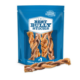 Best Bully Sticks braided 6-inch large-dog chew for durable entertainment and dental upkeep