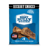 Best Bully Sticks Hickory Smoked Marrow Bones 3-pack for large breeds, long-lasting chew