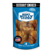 Best Bully Sticks Hickory Smoked Pig Ears 12-Count, all-natural pork chews for dogs.