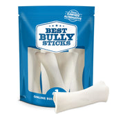 Best Bully Sticks hollow shin bone offers a long-lasting, fillable chew for dogs.