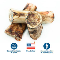 Best Bully Sticks marrow bone texture supports teeth and gums during chew