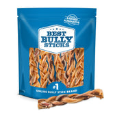 Best Bully Sticks natural braided 6-inch chew for dogs with long-lasting entertainment