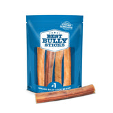 Best Bully Sticks natural jumbo bully stick 6 inch for large dogs, long-lasting chew.