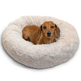 Best Friends by Sheri donut bed front view showing cozy security for small dogs.