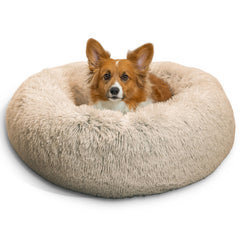Best Friends by Sheri donut bed top view for cozy medium dogs up to 45 lbs