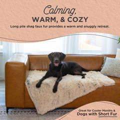Best Friends by Sheri Calming Shag blanket provides a warm, secure hug-like feel for anxious pets.