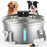 BEST JAJA 7L fountain with visual water window shows current water level at a glance