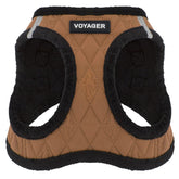 Best Pet Supplies all-weather harness close-up in beige plush for cozy walks.