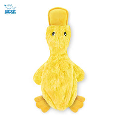 Best Pet Supplies crinkle duck in yellow blue pink boosts easy fetch