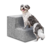 Best Pet Supplies dog stairs foam steps on the couch provide easy access.