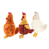 Best Pet Supplies interactive squeaky dog chew toy with brown crinkle-chicken texture for engaging play