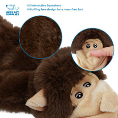 Best Pet Supplies interactive squeaky dog chew toy reinforced stitching ensures durability during aggressive chewing