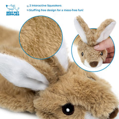 Best Pet Supplies interactive squeaky dog toy tail design for added challenge
