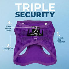 Best Pet Supplies Voyager leash with neoprene handle purple for secure control