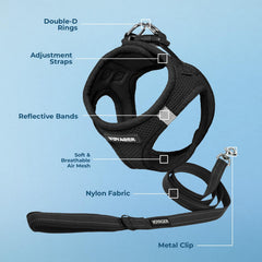 Voyager 5ft leash with neoprene handle for comfortable grip