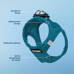 Best Pet Supplies Voyager secure fastener and buckle for daily security.