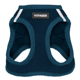 Best Pet Supplies Voyager step-in air harness in blue with breathable mesh for comfort.