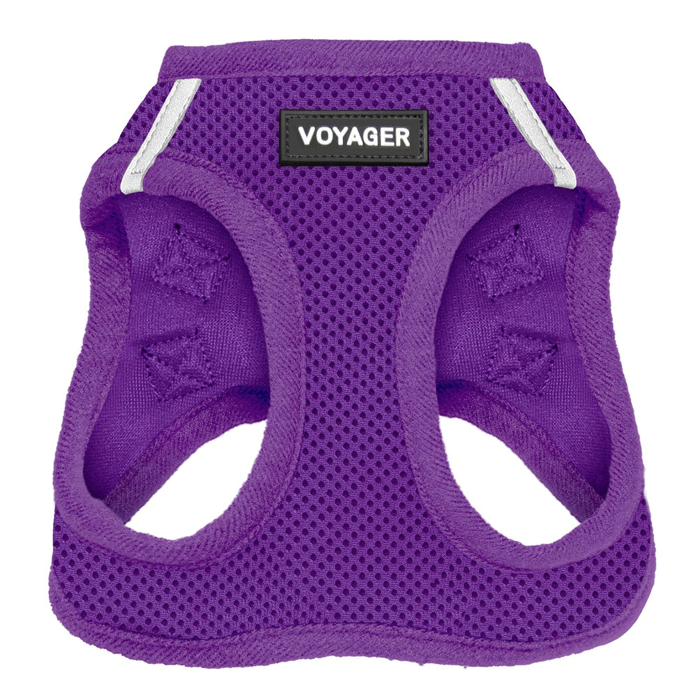 Best Pet Supplies Voyager step-in air harness purple on dog for comfortable walks
