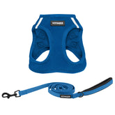 Best Pet Supplies Voyager Step-in Air harness front view with breathable mesh for year-round comfort.