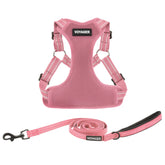 Best Pet Supplies Voyager step-in harness pink side view for easy on-boarding during walks