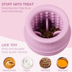 Bestalk textured surface pastel purple enables gentle dental stimulation